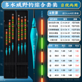小凤仙纳米浮漂套装高灵敏鱼漂套装加粗尾醒目标带漂盒套装鲢鳙鲫鲤鱼漂 6支【野钓鲫鲤套装】配拉丝木盒 单盒装【不接受备注换号】