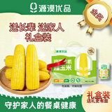 源漠优品有机甜糯黄玉米2025当季 内蒙古沙漠玉米黄金种植带 早餐粗粮杂粮 有机甜糯玉米礼盒装200g*10只