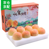 哆莫香无锡水蜜桃特产当季新鲜白凤水蜜桃多汁毛桃整箱水果礼盒中秋送礼 精选优果 4枚【无礼盒】