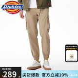 dickies休闲裤 男女同款新复古回潮印花多口袋束口工装裤百搭8 沙色 28