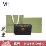 VANESSA HOGAN VH女包茵然软包系列牛皮链条斜挎小方包单肩包送女友520礼物