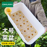 奥美优阳台种菜盆种菜专用箱蔬菜种植箱楼房花箱长花盆水培户外家用庭院