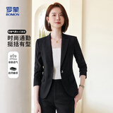 罗蒙新款女士小西装外套职业西服套装商务通勤休闲韩版西服高级感 M