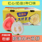 奶油白心红心芭乐 新鲜软糯低卡低热量轻食首先水果 5斤净重（白心+红心）单果100g起