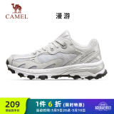 骆驼（CAMEL）漫游户外复古慢跑鞋男休闲运动 K13S09L7015-1 奶白/椰灰 39