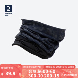 迪卡侬（DECATHLON）防晒公路骑行装备男脖套春秋围脖运动面罩女面巾魔术头巾RC 500系双层保暖围脖黑色