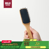 无印良品（MUJI）水青冈发梳 头皮护理发梳 外出旅行便携 梳子 长约20cm