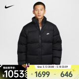 耐克（NIKE）CLUB Therma-FIT 男子羽绒夹克 FZ5029-010 S
