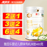 雅因乐（Yayinle）强化铁有机米粉婴幼儿童宝宝辅食原味米糊多种口味可选 原味米粉 460g*1罐