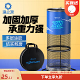 渔之源 鱼护网兜便携渔护渔具渔网防挂速干黑坑竞技渔具鱼网兜鱼护包 25cm 1.6m 竞技双环+鱼护包