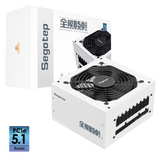 鑫谷（segotep）额定750W 全模850冰山版电源（PCIE5.0/12VHPWR/全模组化/白色线材/支持4070Ti显卡）