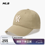 MLB帽子男女软顶棒球帽虞书欣明星同款运动鸭舌帽3ACP6601N-50SAP-F
