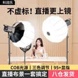 科润乐【COB高亮灯】直播摄影led补光灯太阳打光摄影灯拍摄柔光球灯摄影棚拍照设备摄像道具主播美颜套装