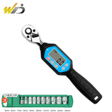 韦度（WD）数显扭力扳手套装高精度电子预置棘轮空调维修扭矩计测力矩测试仪 WWM-10（接头1/4“总长230mm）