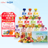 盖狮果泥礼盒儿童零食袋装果汁西梅蓝莓混合口味100g*12袋