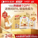 汤臣倍健蛋白粉600g礼盒增强免疫力 含乳清蛋白粉儿童青少年中老年营养品