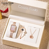 Cookie Koala小CK女士手表中秋礼物送女友老婆高档实用老婆送女生生日2026新款 【升级款】渐变粉-网带-送皮带 【礼盒套装】