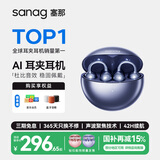 SANAG塞那S6S Pro骨传导蓝牙耳机耳夹概念开放式无线夹耳式不入耳听力保护运动跑步通话降噪耳夹耳机