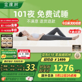 金橡树泰国进口天然乳胶原液双人床垫1.5x2米 92%乳胶 泰舒95D 含内外套