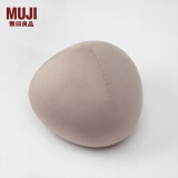 无印良品（MUJI） 可当成腰垫使用的 柔软靠垫 抱枕 腰托腰靠 靠枕教师节礼物 浅米色 35*35*35cm
