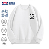 GENIOLAMODE品牌早秋卫衣男圆领宽松chic港风日系学生男女无帽衣服外套