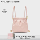 CHARLES&KEITH迷你菱格流浪包单肩包双肩包生日礼物520礼物CK2-60782390