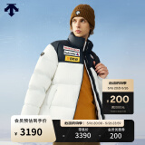 迪桑特（DESCENTE）SKI STYLE 男女同款 瑞士国家队合作 光热转能 蓄温 短款羽绒服 WT-狼王白 M (170/92A)