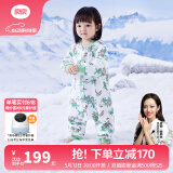 良良（liangliang）婴儿睡袋夏季空调房防踢被宝宝纯棉可拆袖儿童睡袋 良宝绿·寒冬款【适合0-15℃】 L（建议身高80-95cm）