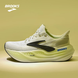 布鲁克斯（BROOKS）男子缓震跑鞋Glycerin max超级甘油 灰色/黑色/荧光黄绿 42