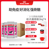 皇家皇家狗粮 幼犬狗粮 犬粮通用犬型 A3 通用粮2-12月3KG*4