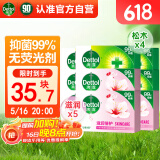 滴露香皂105g*9 滋润*5+松木*4 男士香皂抑菌肥皂 洗澡洗手沐浴