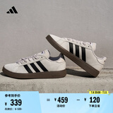 adidas「面包鞋」GRAND COURT BASE 00s休闲低帮板鞋男女阿迪达斯   灰色/黑色/酱紫   41