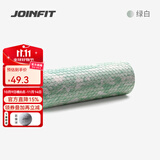 捷英飞 泡沫轴 肌肉放松按摩滚轴 健身训练普拉提瑜伽柱foam roller 绿白大浮点45cm 赠筋膜小球