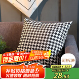 艾薇抱枕沙发靠垫床头靠枕床上腰垫办公室腰靠抱枕套含芯45*45千格鸟