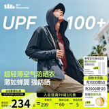 蕉下（beneunder）防晒衣男薄外套皮肤衣冰丝防紫外线凉感透气户外TS407月夜蓝2XL