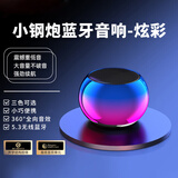 栢启歆蓝牙音响迷你小型超重高音质小音箱平板手机低音炮家用户外小钢炮大音量便携式手机桌面迷你小音箱 DZ迷你小钢炮-蓝牙音响【炫彩】