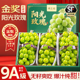 山姆大叔阳光玫瑰葡萄青提【顺丰-多地次日达】晴王提子年货礼盒水果礼盒 7A级【金奖升级】甄选果｜单果10-12g 3斤装【爆款推荐-80%选】净2.5斤