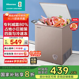 海信（Hisense）100升低霜家用小冰柜 一级能效冷藏柜冷冻柜 顶开门单温母婴母乳小冰箱BD/BC-100NUD以旧换新