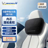 米其林（MICHELIN）奔驰迈巴赫汽车头枕 车用颈枕靠枕头枕腰靠垫靠背腰托 经典黑*2