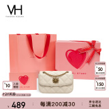 VANESSA HOGAN VH女包茵然软包系列太阳神斜挎包菱格链条单肩包送女友520礼物