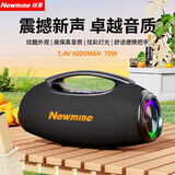 纽曼（Newmine）K501蓝牙音箱手提便携式户外大功率hifi高音质大音量无线音响重低音超长续航
