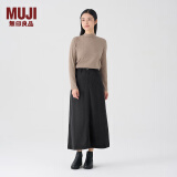 无印良品（MUJI）女式 灯芯绒 A字裙 长半身裙女秋冬款裙子 美拉德BE09CC3A 深灰色 XL (165/74A)