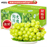 田良季云南阳光玫瑰葡萄晴王【JD-多地次日达】 青提新鲜水果送礼品物 【划算】4斤装单果6-10g丨净3斤 【清甜果】超高性价比