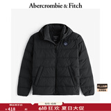 ABERCROMBIE & FITCH男装24冬季款美式百搭抗风羽绒服夹克外套KI132-4149 黑色 XS (170/84A)