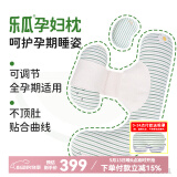 乐瓜 孕妇枕红枣花生睡觉大抱枕抱枕护腰侧睡卧拖腹U形长条枕可拆洗 大号花生孕妇枕（新版）