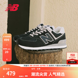NEW BALANCE NB574官方休闲鞋男鞋女鞋夏季透气复古拼接经典百搭舒适运动鞋 黑色 ML574EVB 36 (脚长22cm尺码详询客服)