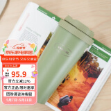 乐扣乐扣（LOCK&LOCK）遇见元气保温保冷咖啡杯带茶网男女车载水杯550mL绿色LHC3300KKI