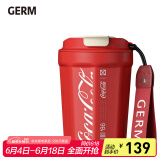 格沵（germ）可口可乐联名咖啡杯高颜值车载便携316杯子男女士大容量保温杯 红色【可口可乐联名】390ml