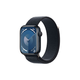 Apple/苹果 Watch Series 9 智能手表GPS款45毫米午夜色铝金属表壳 午夜色回环式运动表带 MR9C3CH/A