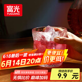 富光冰川杯玻璃杯子水杯女夏季家用饮料咖啡杯啤酒杯凉水杯家居馆